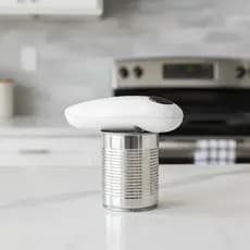 Abridor De Lata Automático Elétrico Bateria Giratório Prático Profissional Abre Fácil Sem Esforço Utensílio De Cozinha