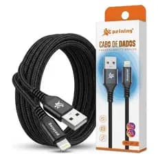 Cabo para Iphone Tipo Lightning e Usb para Tipo C, cabo para celular Xiaomi, cabo para Samsung, cabo de dados USB-C
