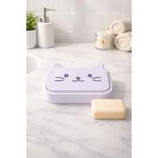 Saboneteira Decorativa Gatinho – Estilo e Organização para seu Banheiro