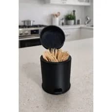 Porta Palito de Dente Mini Lixeira de Pedal Criativo Decorativo
