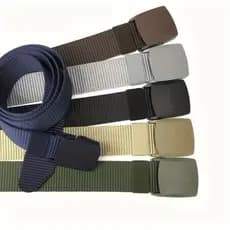 Cinto Casual Masculino Com Fivela De Plástico, Cinto Decorativo Para Esportes Ao Ar Livre