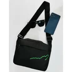 Bag motoboy delivery bolsa com alça regulável mochila transversal pochete masculina
