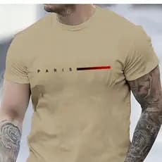 Camiseta Masculina Listra Paris Manga Curta Estampada Malha 30.1 Algodão