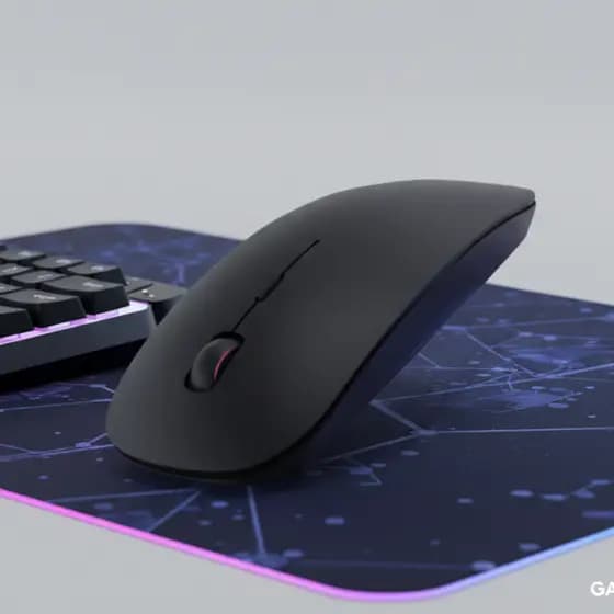 Mouse Sem Fio RGB Recarregável Wireless Led 1200 DPI Ergonômico Click Silencioso Leve Gamer ORIGINAL