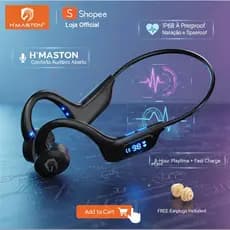 Fone Bluetooth Esportivo BT5.2 Sem Fio Leve para Academia e Corridas