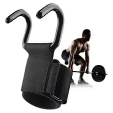 Luva Gancho Strap Grip Musculação Barra Academia Musculação Crossfit