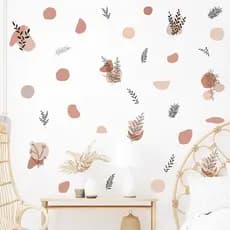 Adesivos de parede planta dos desenhos animados auto-adesivo adesivos de parede sala estar quarto fundo decoração da par