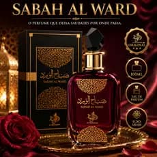 Perfume Arabe Sabah Al Ward Al Wataniah EDP 100ml Feminino Original Alta Fixação