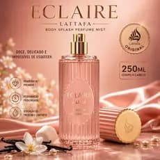 Body Splash Arabe Perfume Mist Eclaire Lattafa 250ml Original Feminino