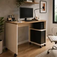 Escrivaninha Multiuso Home Office Mesa para Computador Gamer Estudo 87cm