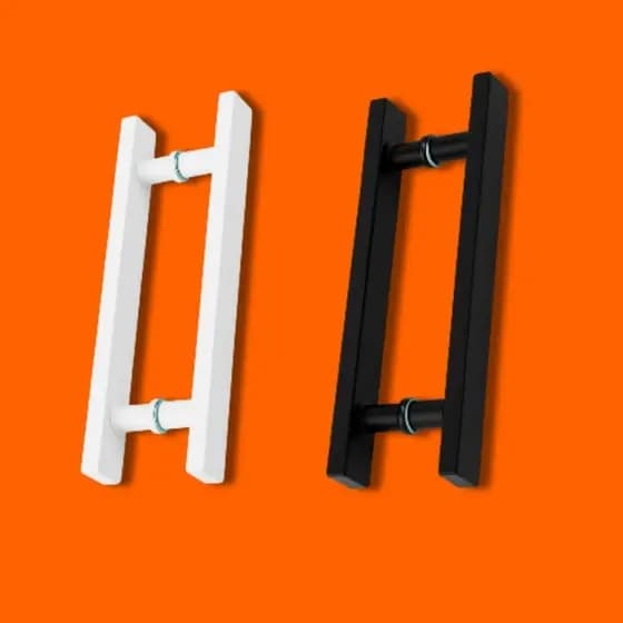 Puxador retangular 40 x 30 - Moderno e resistente