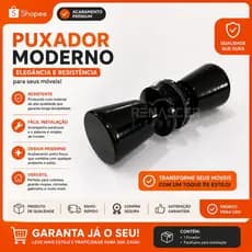 PUXADOR TAÇA PARA BOX - ALUMÍNIO RESISTENTE