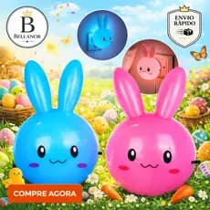 Abajur Quarto Infantil Coelho Premium Luxuoso ENVIO IMEDIATO