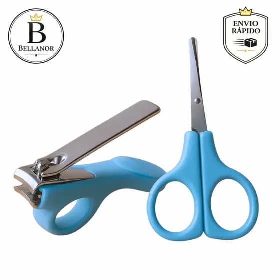 Tesoura De Unha + Cortador de unhas para Bebê Infantil ArtBaby - Zein