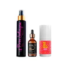 Kit Óleo + Sérum pretinho + Suvaquinho - Rosa Selvagem