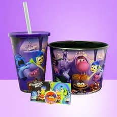 Kit Pipoqueira Divertidamente 1,5L + Copo 550ml + Chaveiro + 2 Adesivos | Presente Criativo⭐