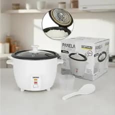 Panela Eletrica Arroz 1,3 Litros Cozinha Facil Rapida Compacta Branca Startools