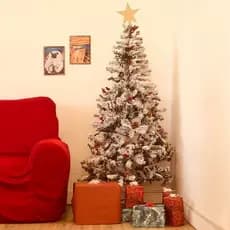 Arvore Natal Luxo 180cm Pinheiro Verde Folhagem Realista 611 Galhos Decoração Festiva