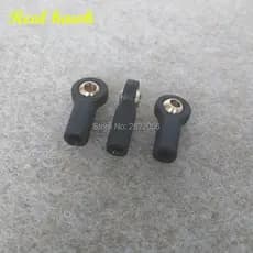 10 Pçs M3 Tipo Curto Hexágono Bola Ligação Com Arruela rc Avião Barco Carro Junta push pull Rolo link