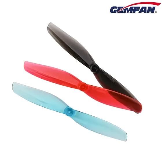 4 Pares Gemfan 65mmS 65mm Hélice De 2 Lâminas Para PC 1mm 1.5mm RC FPV Racing Freestyle 2.5 Polegadas Cinewhoop Palito D