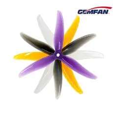 Hélice de Corrida Agressiva Gemfan 5236 5.2″ 3 Pás PC – Alta Performance para 5″ Drones FPV  Kit 2 Pares