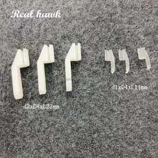 10 Pçs Náilon Swing Keeper d1xD4xL11mm/d2xD8xL23mm Caber Haste De 1/2mm Para Aviões RC Peças Aeronaves Aeromodelismo Jat