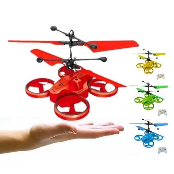 Mini Drone Recarregável Controle Remoto Cor aleatória