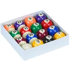 Jogo Bolas Bilhar Sinuca Numerada Faixada Com Bolão Ou Bola Branca Para Treino Snooker Profissional