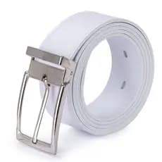 Cinto Masculino Couro Social Com Fivela em Metal Dupla Face Preto/Café cinto branco