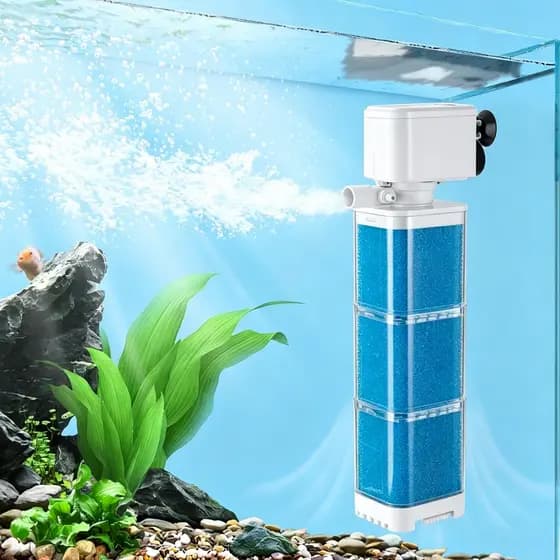 Newpet Internal Aquarium 1200 L/h 4 in 1 with Submersible Pump for Small Aquariums até 80L