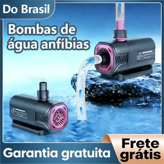 Newpet Bomba Submersível LCD para Aquário Controle de Fluxo 3 em 1 para Água Doce e Salgada