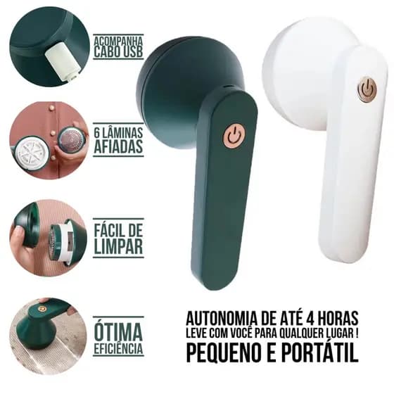 Papa Bolinha Elétrico Aparador Removedor de Pelos Fiapos Roupas Portátil Recarregável Sem Fio