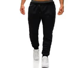 Calça de Moletom Algodão unissex com Elástico na cintura e Punho Estilo e Conforto