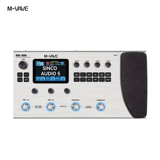M-VAVE MK-300 Processador Multiefeitos para Guitarra | ANN Neural Modeling 120AMP/360FX | 10h 150s