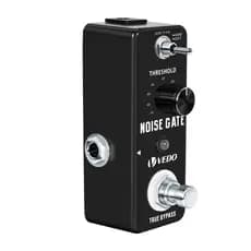 Pedal de efeito para guitarra VEDO Noise Gate – Supressor de ruído, 2 modos, True Bypass, caixa em liga de alumínio