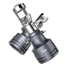 Par Ultra Lampada Farol Led  30000lm 200w Super Miniprojetor Canhão H7 6500K