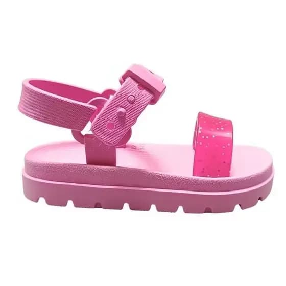 Sandália infantil menina Papete Glitter Confortável, Leve e Antiderrapante Dridrica 21 a 28