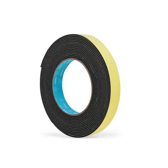 Fita Adesiva Espuma Banana Dupla Face Preta 18mmx5M Mimo - 07078