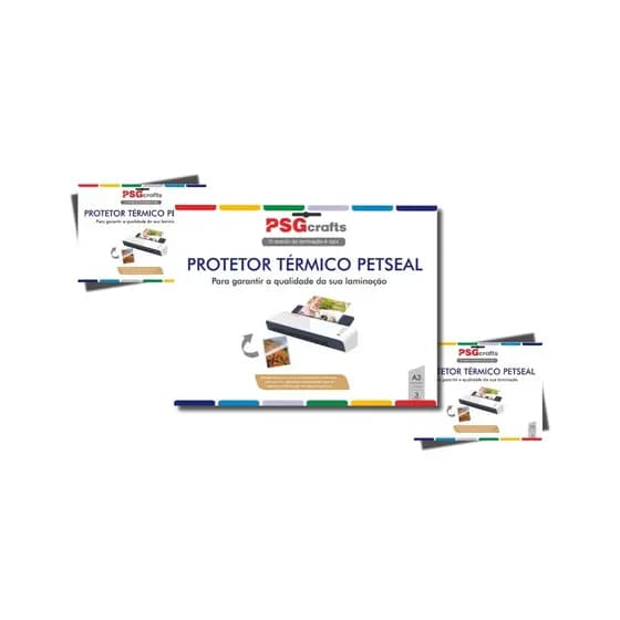 Protetor Térmico A3 150 micras Petseal 309x432mm PSG - 3 unidades