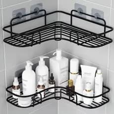 Prateleiras Suporte Com Alto Adesivos Para Parede Banheiro Cozinha lavanderia Shampoo E Sabonete