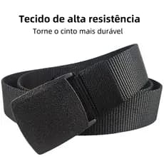 Cinto Militar Largo em Nylon Com Fivela em Unissex Engate Rápido Resistente，Presente para homem ，Cinto