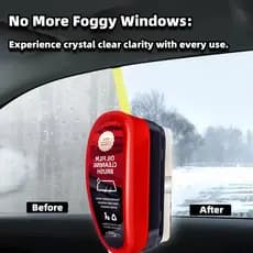 Escova de limpeza de filme de óleo de vidro de carro 120ml Armazenamento Conveniente