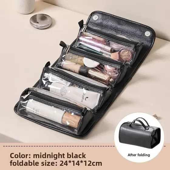 Necessaire Organizador De Viagem Removível De Cosméticos Maquiagem À Prova D'água