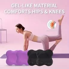 2pcs Yoga Almofada De Joelheira Portátil Extra Grossa Para Joelhos Cotovelos Pilates Work Out Kneeling Pad