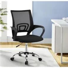 Cadeira Ergonômica Escritório Home Office Stoel Start Preta Confortável Apoio Lombar Mesh