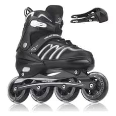 Patins Roller Novo e Resistente. Semi Profissional -125 Kg Adulto Calça Até 42