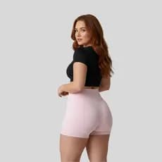 Kit Feminino Fitness Cropped Geladinho + Shorts Poliamida treino zero transparencia academia  Crossfit Sem Costura
