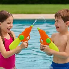 Pistola Lança Água Infantil 37cm Brinquedo Para Praia E Piscina