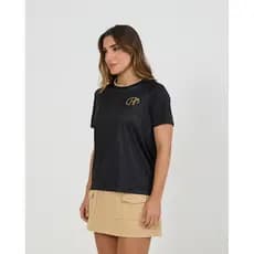 Camisa Feminina Atlético Mineiro Casual Galo Eletrizante Oficial