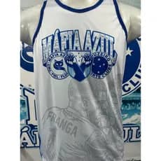 Regata Masculina Máfia Azul Cruzeiro Kaio Jorge Classico Oficial